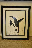 Orca Sumi-e Brush Art 2011 42x34 Huge Works on Paper (not prints) by Robert Wyland - 1