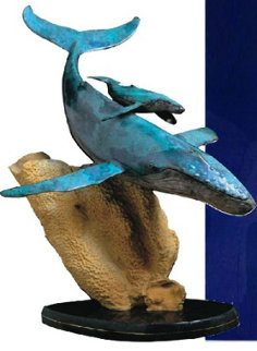 Innocent Age Bronze Sculpture AP 1993 30 in Sculpture - Robert Wyland