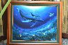 Humpback Reef 1995 30x36 Original Painting by Robert Wyland - 2