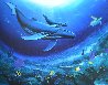 Humpback Reef 1995 30x36 Original Painting by Robert Wyland - 1
