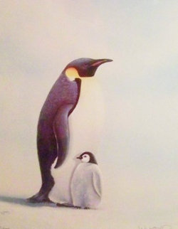 Penguins 1984 Limited Edition Print - Robert Wyland