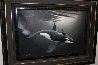Orca and Calf 1990 27x37 Original Painting by Robert Wyland - 1