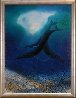 Maui Humpbacks 1987 48x36 Huge - Hawaii Original Painting by Robert Wyland - 1