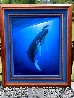 Friends of the Sea 2001 35x41 Huge - Koa Frame Original Painting by Robert Wyland - 1