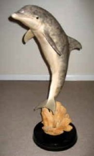 Day of the Dolphin Bronze Sculpture AP 1997 27 in Sculpture - Robert Wyland Day of the Dolphin Bronze Sculpture AP 1997 27 in Sculpture - Robert Wyland