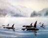 Orcas 1985 Limited Edition Print by Robert Wyland - 0