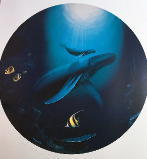 Innocent Age / Dolphin Serenity Diptych 1992 Limited Edition Print - Robert Wyland Innocent Age / Dolphin Serenity Diptych 1992 Limited Edition Print - Robert Wyland