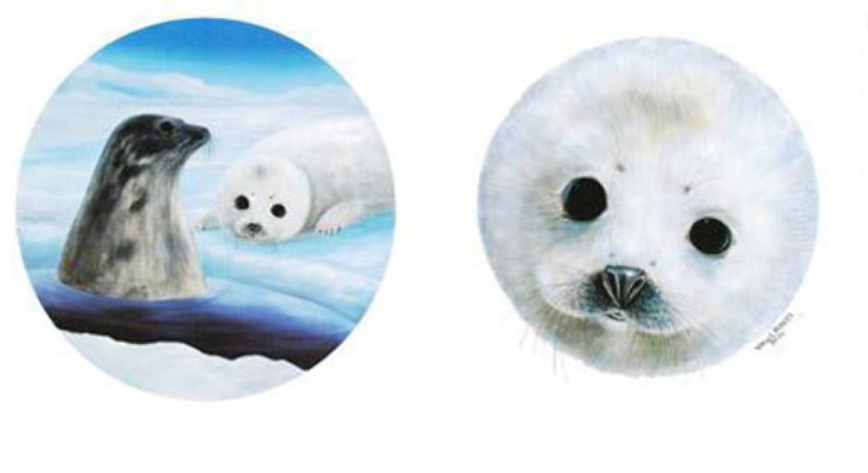 Save the Seals 1990 Limited Edition Print by Robert Wyland Save the Seals 1990 Limited Edition Print by Robert Wyland