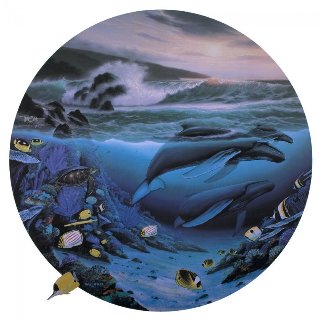 Whale Waters 1992 Limited Edition Print - Robert Wyland