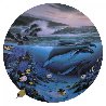 Whale Waters 1992 Collaboration HS Tabora and Wyland Limited Edition Print by Robert Wyland - 0