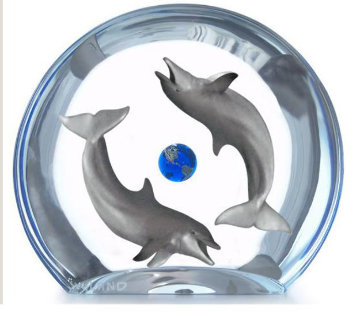 Dolphin Planet Acrylic Sculpture AP Sculpture - Robert Wyland Dolphin Planet Acrylic Sculpture AP Sculpture - Robert Wyland