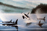 Northern Pacific Orcas, Suite of 3 1985 Limited Edition Print by Robert Wyland - 4