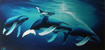 Ancient Travelers 1999 Limited Edition Print - Robert Wyland Ancient Travelers 1999 Limited Edition Print - Robert Wyland