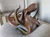 Octopus AP Bronze Sculpture 1995 13 in Sculpture by Douglas Wylie - 2