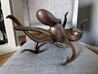 Octopus AP Bronze Sculpture 1995 13 in Sculpture by Douglas Wylie - 4