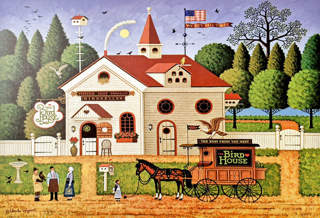 Birdhouse 1984 by Charles Wysocki
