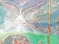 Turquoise Gaia - Transpersonal Mother of Love, Healing and Creation 1987 55x37 - Huge Original Painting by Rom Yaari - 4 Turquoise Gaia - Transpersonal Mother of Love, Healing and Creation 1987 55x37 - Huge Original Painting by Rom Yaari - 4
