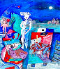 Dreamer 1993 45x34 - Huge Original Painting by Rom Yaari - 0