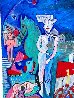 Dreamer 1993 45x34 - Huge Original Painting by Rom Yaari - 3
