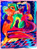 Elements of Creation 1993 42x35 - Huge Original Painting by Rom Yaari - 0