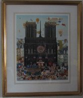 Notre Dame 1981 Limited Edition Print by Hiro Yamagata - 1 Notre Dame 1981 Limited Edition Print by Hiro Yamagata - 1