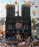 Notre Dame 1981 - Paris France Limited Edition Print by Hiro Yamagata - 2