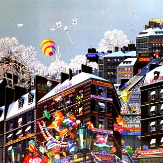 Toys - With Remarque 1985 Limited Edition Print - Hiro Yamagata Toys - With Remarque 1985 Limited Edition Print - Hiro Yamagata
