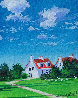 Country Cottage Watercolor 1988 10x10 Watercolor by Hiro Yamagata - 0
