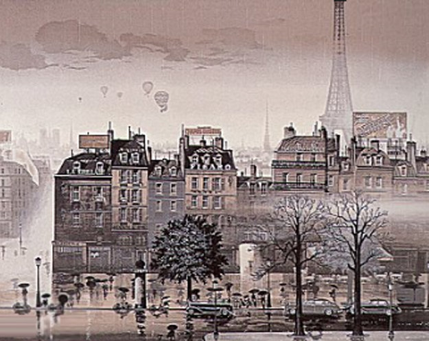 Rainy Day 1986 Limited Edition Print - Hiro Yamagata