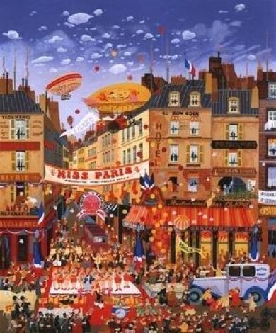 Miss Paris 1980 - France - Olympics Limited Edition Print - Hiro Yamagata