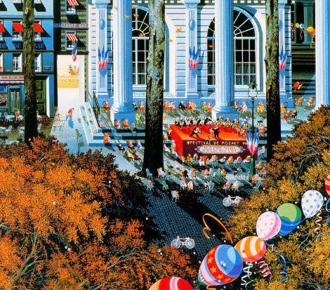 Concert in the City AP 1985 Limited Edition Print - Hiro Yamagata