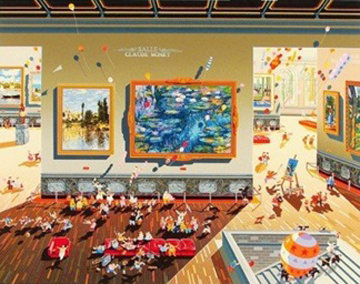 La Louvre 1988 Limited Edition Print - Hiro Yamagata La Louvre 1988 Limited Edition Print - Hiro Yamagata