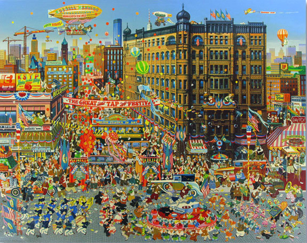 Great Tap Festival 1980 Limited Edition Print by Hiro Yamagata
