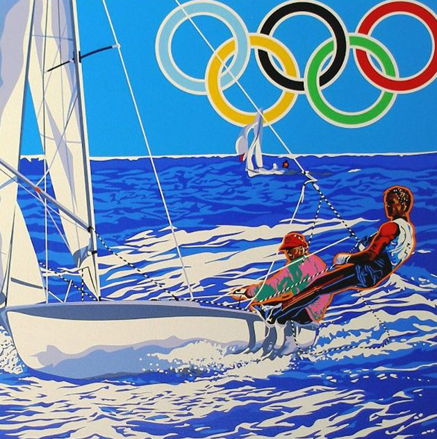 Yachting (From the Centennial Olympic Games) 1996 Limited Edition Print by Hiro Yamagata