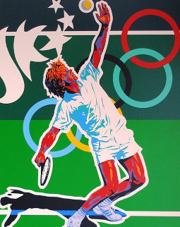 Tennis (From the Centennial Olympic Games) 1996 Limited Edition Print - Hiro Yamagata