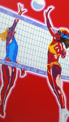 Beach Volleyball (From the Centennial Olympic Games) 1996 Limited Edition Print - Hiro Yamagata