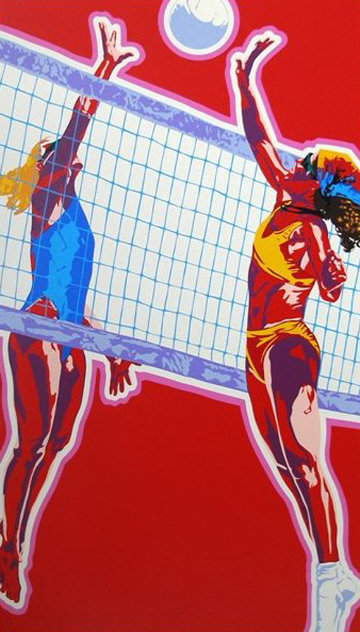 Beach Volleyball (From the Centennial Olympic Games) 1996 Limited Edition Print by Hiro Yamagata