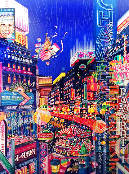 Hiro Yamagata, Neon, lithograph by Hiro Yamagata - For Sale on Art