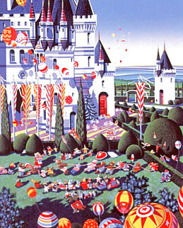 Castle Festival 1989 Limited Edition Print - Hiro Yamagata Castle Festival 1989 Limited Edition Print - Hiro Yamagata