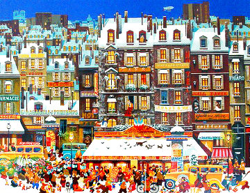 Chanson De Neige 1980 Limited Edition Print - Hiro Yamagata Chanson De Neige 1980 Limited Edition Print - Hiro Yamagata