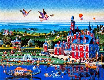 Chateau Rouge 1985 Limited Edition Print - Hiro Yamagata Chateau Rouge 1985 Limited Edition Print - Hiro Yamagata
