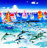 Dolphins 1985 Limited Edition Print by Hiro Yamagata - 0