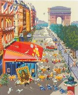 Paris From the Four Cities Suite 1985 Limited Edition Print by Hiro Yamagata - 0 Paris From the Four Cities Suite 1985 Limited Edition Print by Hiro Yamagata - 0