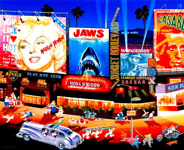 Four Cities Suite: Los Angeles 1985 - Hollywood Limited Edition Print - Hiro Yamagata