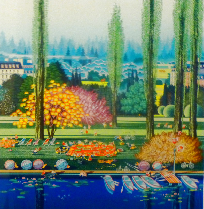 Hiro Yamagata Giclee Poster 1986 Masters Tournament Augusta