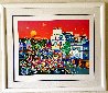 Huge - Circus in the Square 1987 - Paris France Limited Edition Print by Hiro Yamagata - 1
