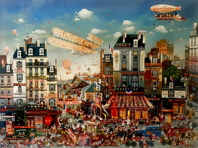 Wright Brothers - Huge - Paris, France Limited Edition Print by Hiro Yamagata