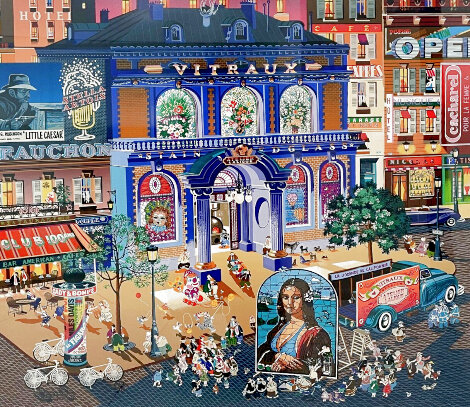 Stained Glass Studio 1985, Paris France Limited Edition Print - Hiro Yamagata