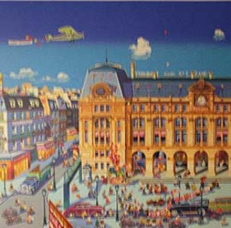 Gare St. Lazare, Paris 1986 Limited Edition Print - Hiro Yamagata Gare St. Lazare, Paris 1986 Limited Edition Print - Hiro Yamagata