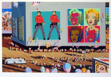 Warhol Museum / Summer Olympics Museum set of 2 1988 Limited Edition Print - Hiro Yamagata Warhol Museum / Summer Olympics Museum set of 2 1988 Limited Edition Print - Hiro Yamagata